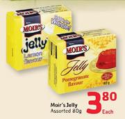 Moir's Jelly Assorted-80g Each