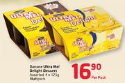 Danone Ultra Mel Delight Assorted Multipack-4 x 125g Per Pack