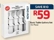 Basic Table 16 Piece Cutlery Set