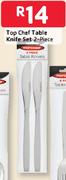 Top Chef 2 Piece Table Knife Set