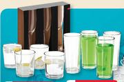 Le Cafe 4-Pack Hi Ball Glass Tumbler Set