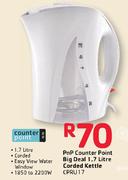 PnP Counter Point Big Deal 1.7L Corded Kettle-CPRU17