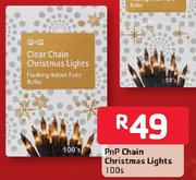 PnP Chain-Christmas Lights-100's