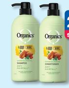 Organics Shampoo Or Conditioner-For 2 x 1L