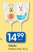 Clicks Mallow Pop-35g Each