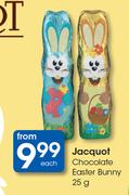 Jacquot Chocolate Easter Bunny-25g Each