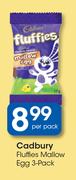 Cadbury Fluffies Mallow Egg 3 Pack-Per Pack