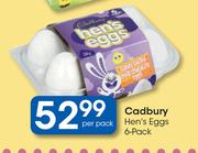 Cadbury Hen's Eggs 6 Pack-Per Pack