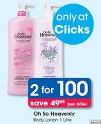 Oh So Heavenly Body Lotion-For 2 x 1L