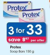 Protex Soap Bars-For 3 x 150g
