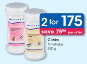Clicks Trim Shake-For 2 x 450g