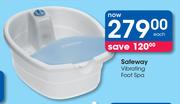 Safeway Vibrating Foot Spa-Each