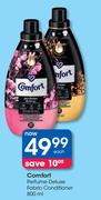Comfort Perfume Deluxe Fabric Conditioner-800ml Each