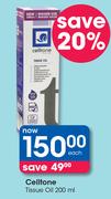 Celltone Tissue Oil-200ml Each