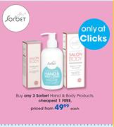Sorbet Hand & Body Products-Each