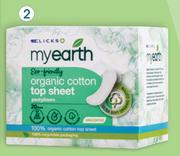 My Earth Pantyliners 20 Pack-Each