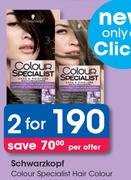 Schwarzkopf Colour Specialist Hair Colour-For 2