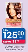 L'Oreal Excellence Creme Hair Colour-Each