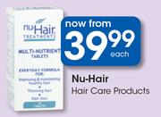 Nu-Hair Hair Care Products-Each