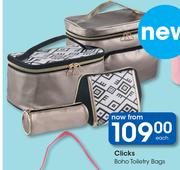 Clicks Boho Toiletry Bags-Each