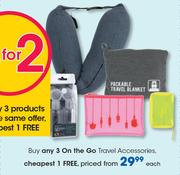  On The Go Travel Accessories-Each
