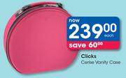 Clicks Cerise Vanity Case-Each