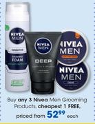 Nivea Man Grooming Products-Each