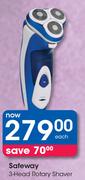 Safeway 3 Head Rotary Shaver-Each