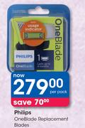 Philips One Blade Replacement Blades-Per Pack