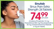 Sinutab Sinus Pain Extra Strength 24 Tablets-Per Pack