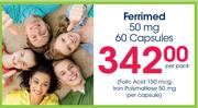 Ferrimed 50 mg 60 Capsules-Per Pack