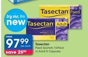 Tasectan Paed Sachets 10 Pack Or Adult 8 Capsules-Per Pack
