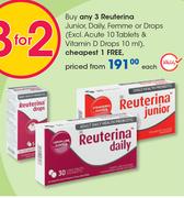 Reuterina Junior, Daily, Femme Or Drops-Each