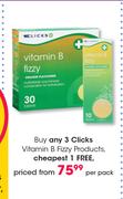 Clicks Vitamin B Fizzy Products-Per Pack