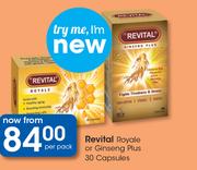 Revital Royale Or Ginseng Plus 30 Capsules-Per Pack