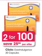 Clicks Overindulgence 20 Capsules-For 2