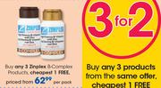 Zinplex B-Complex Products-Per Pack