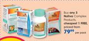 Nativa Complex Products-Per Pack