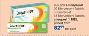 Daily Boost 30 Effervescent Tablets or EnerBoost 15 Effervescent Tablets-Per Pack