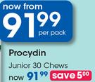 Procydin Junior 30 Chews-Per Pack