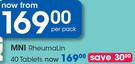 MNI Rheumalin 40 Tablets-Per Pack