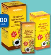 Vitaforce Original Schweden-Bitter 100ml, 200ml Or 500ml-Each
