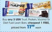 USN Trust, Protein, Vooma Or Diet Fuel Lean Bars-Each