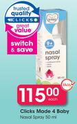 Clicks Made 4 Baby Nasal Spray-50ml Each