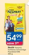 Nestle Nespray FortiGrow School-Age Powdered Milk-400g Each