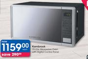 Kambrook 20Ltr Microwave Oven With Digital Control Panel-Each