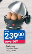 Safeway Stainless Steel 7 Egg Boiler-Each