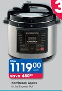 Kambrook Aspire 6Ltr Express Pot-Each