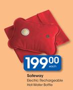 Safeway Electric Rechargeable Hot Water Bottle-Each