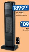 Kambrook Ceramic Tower Heater With Remote-Each